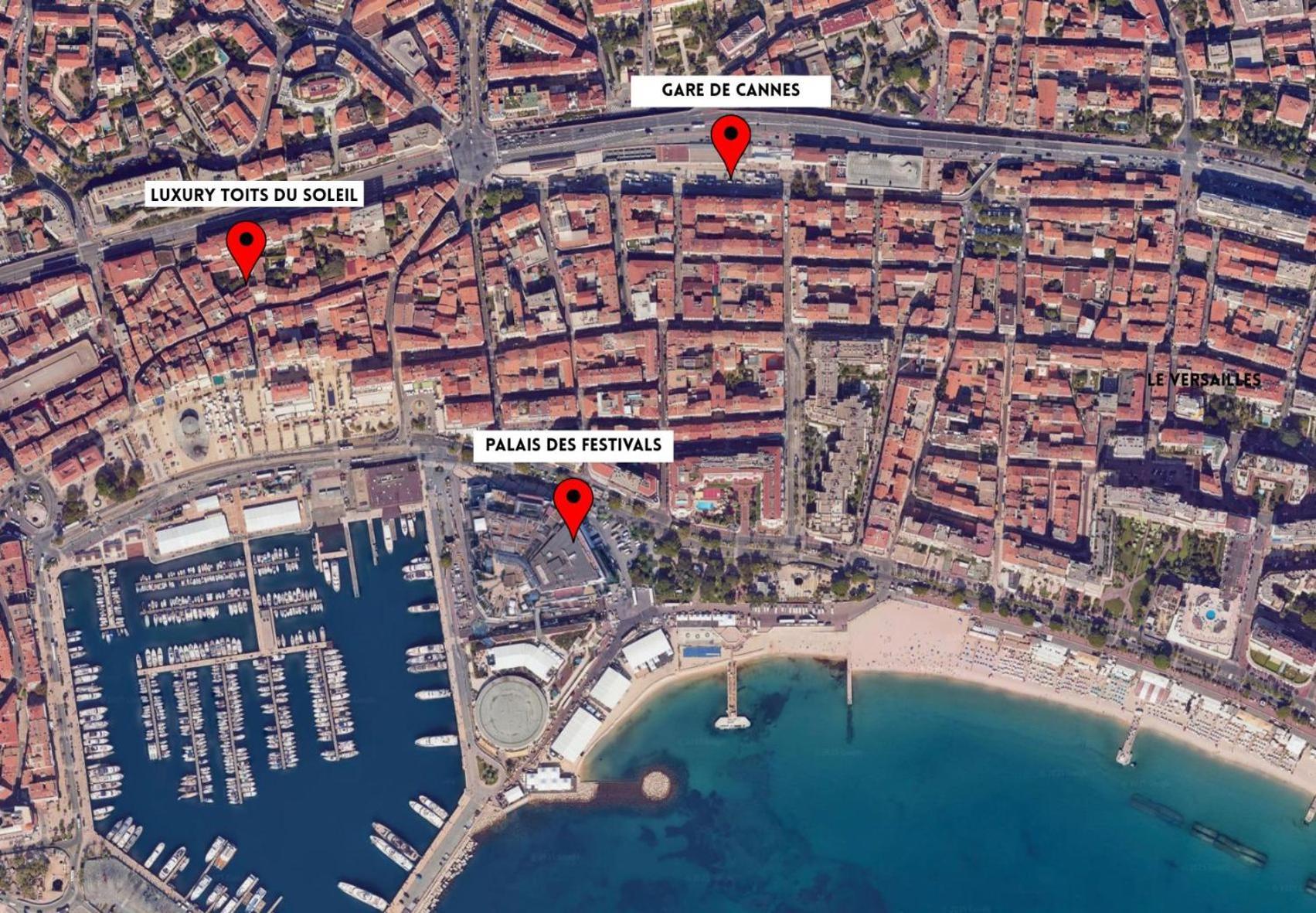 Luxury "Les Toits Du Soleil" - Magnifique Appartement Avec Terrasses Et Jacuzzi - Centre De Cannes - By Scls Locations Esterno foto
